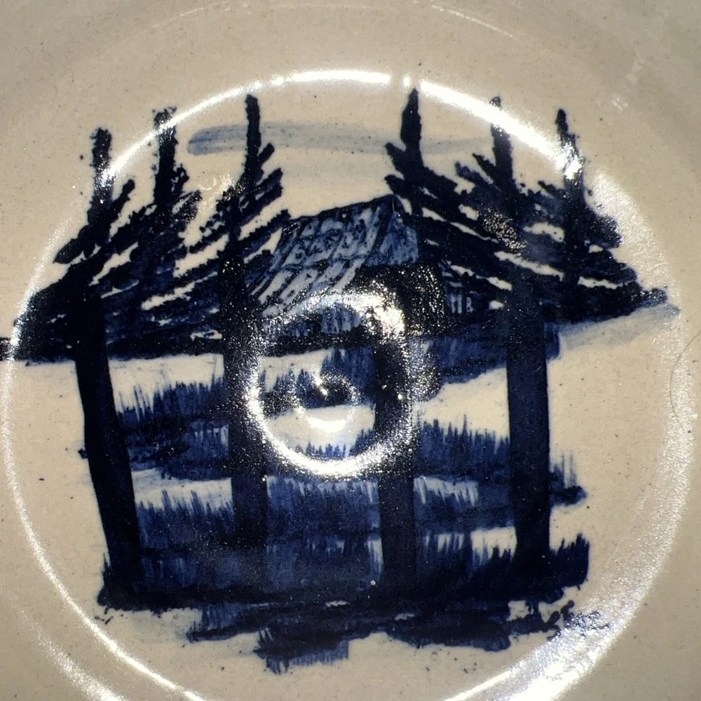 Vintage Paul P.R. Storie Marshall Texas Pottery Medium Bowl, SIGNED